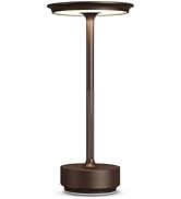 FDIDC Rechargeable Cordless Table Lamps, 5000mAh Portable LED Table Light, 3 Color Stepless Dimmi...