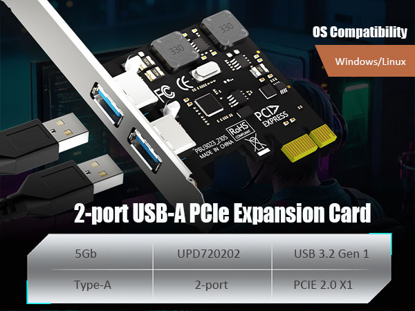 PCIe USB Expansion Card