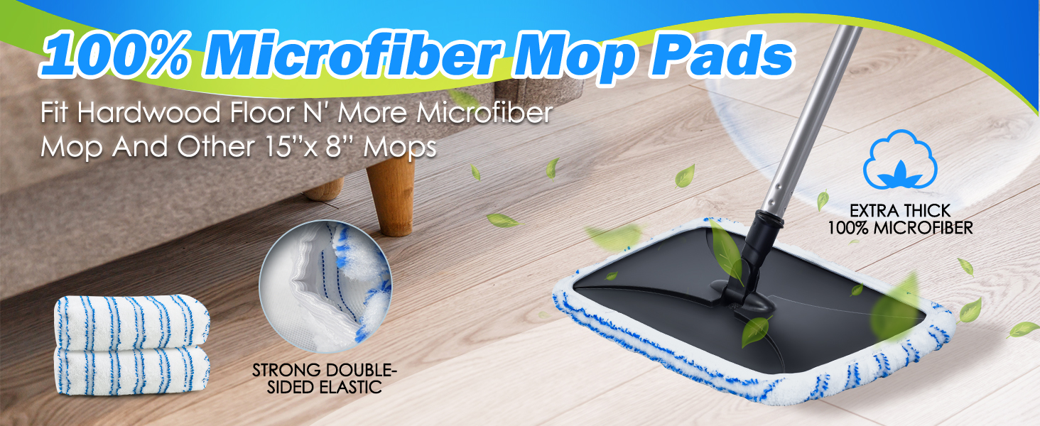 microfiber mop pads