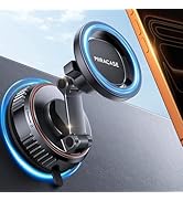 Miracase Car Phone Holder for Magsafe [Oversized Suction Base &amp; 3600gf Magnetic] 360° Adjustable ...