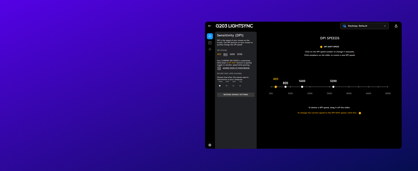 Logitech G203 Wired Gaming Mouse