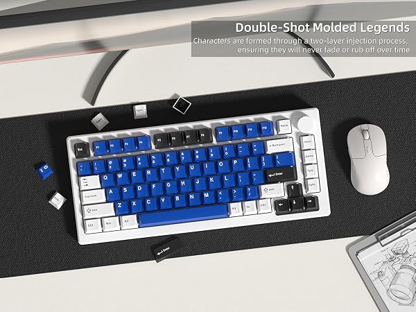 Keyboard Keycaps - PBT Keycaps for Mechanical Keyboard