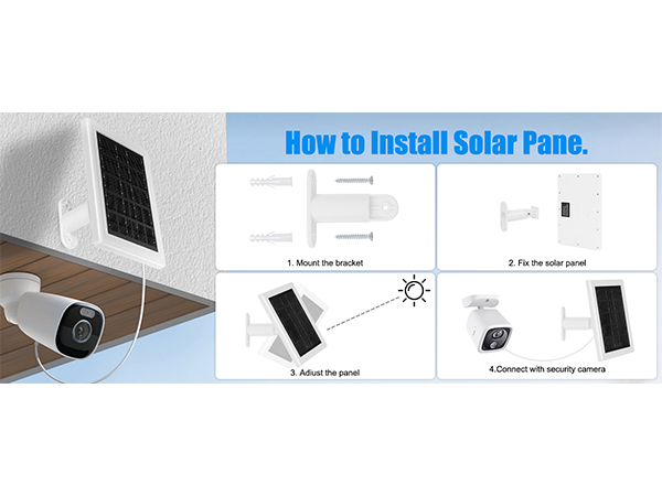 Solar Panel for Security Camera
