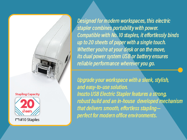 INOZTO Electric Stapler,