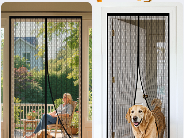 Magnetic Screen Door
