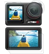 AMAZEAR Lens Screen Protector Comatible with DJI Osmo Action 5 Pro (2 Sets), Action5 Pro Accessor...