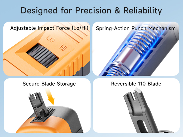 Cable Matters 110 Punch Down Tool with 110 Blade, Ethernet PunchDown Tool, Keystone Punch Down 
