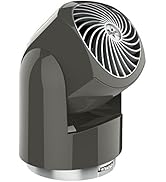 Vornado Flippi V10 Compact Oscillating Air Circulator Fan, Graphite Gray