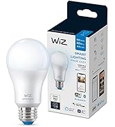WiZ Connected Daylight 60W A19 Smart WiFi Light Bulb, Dimmable 5000K, Compatible with Alexa and G...