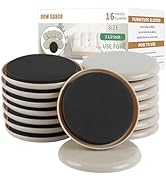 Furniture Sliders new space - 16pcs 3 1/2 inch Furniture Sliders for Carpet, Heavy Duty Sliders f...