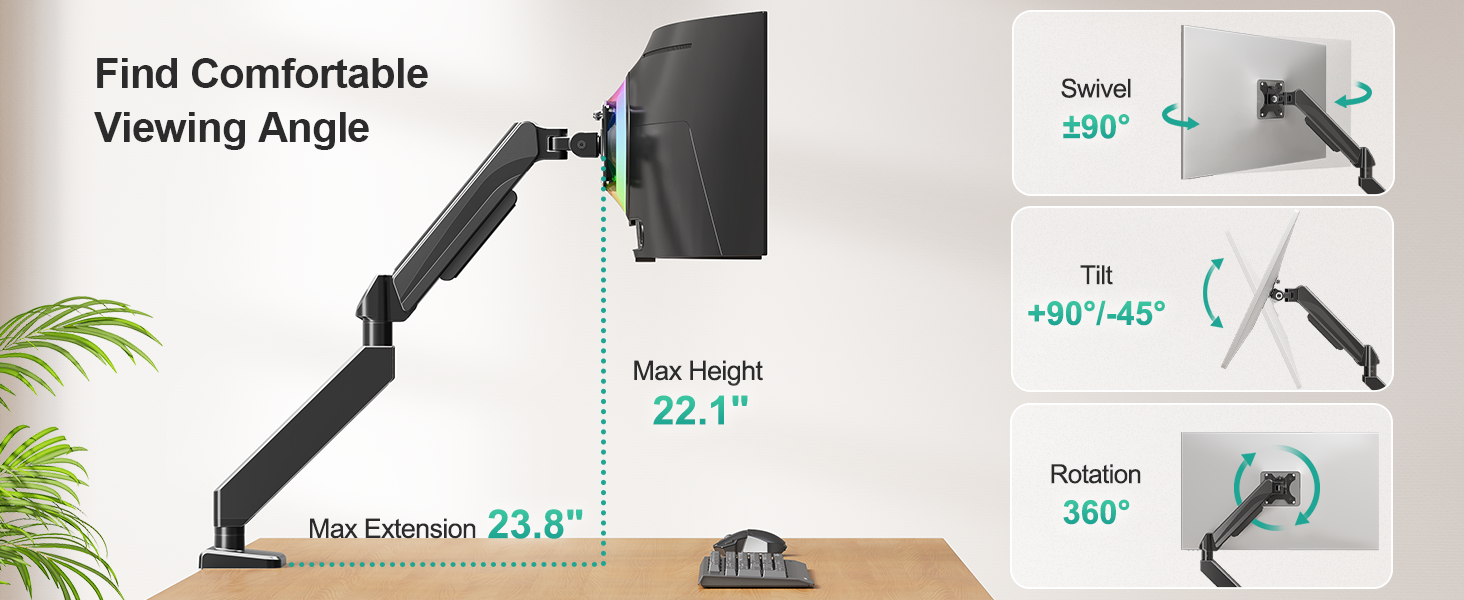 monitor desk mount ultrawide