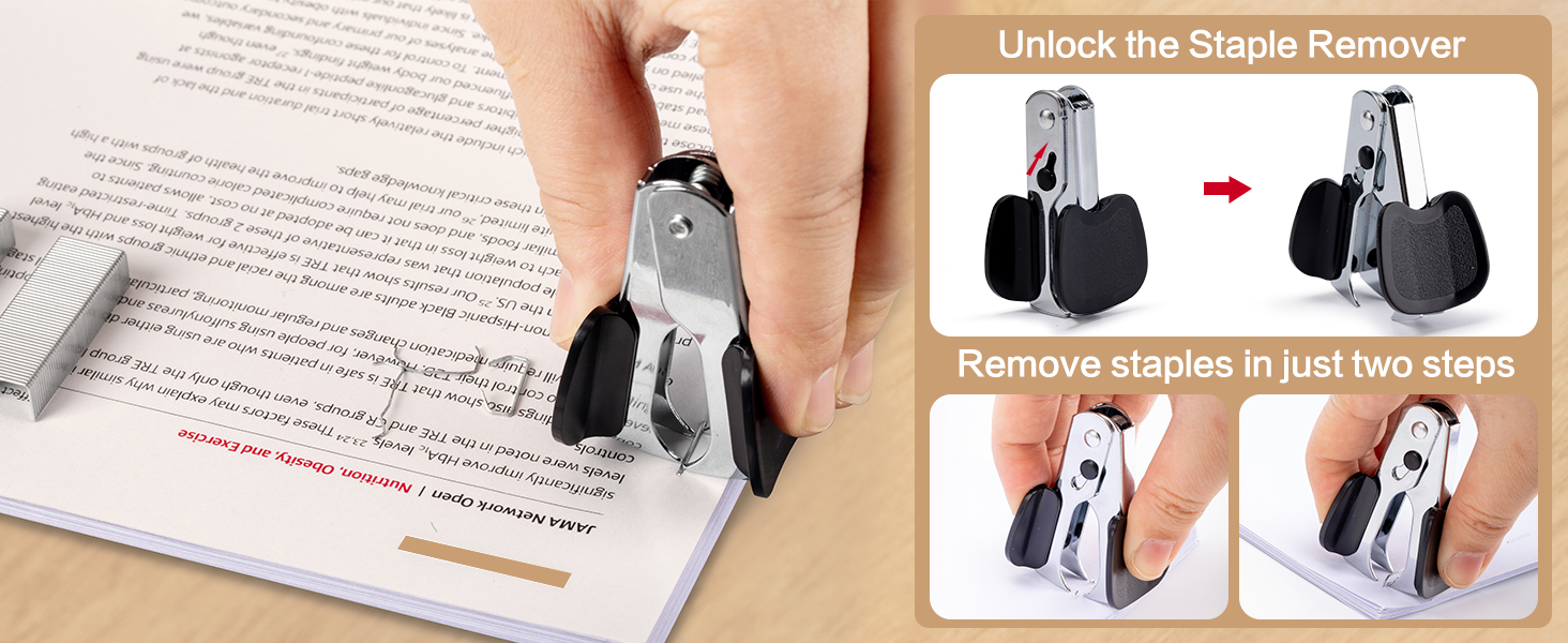 stapler with staples