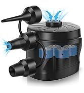 Electric Air Pump for Mattress, Battery Powered Portable Airbed Camping inflatables Paddling Pool...