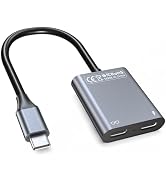 USB C to Glasses Charging Adapter, Charge &amp; Play AR Glasses Adapter – 100W PD Charging &amp; 4K@60Hz ...