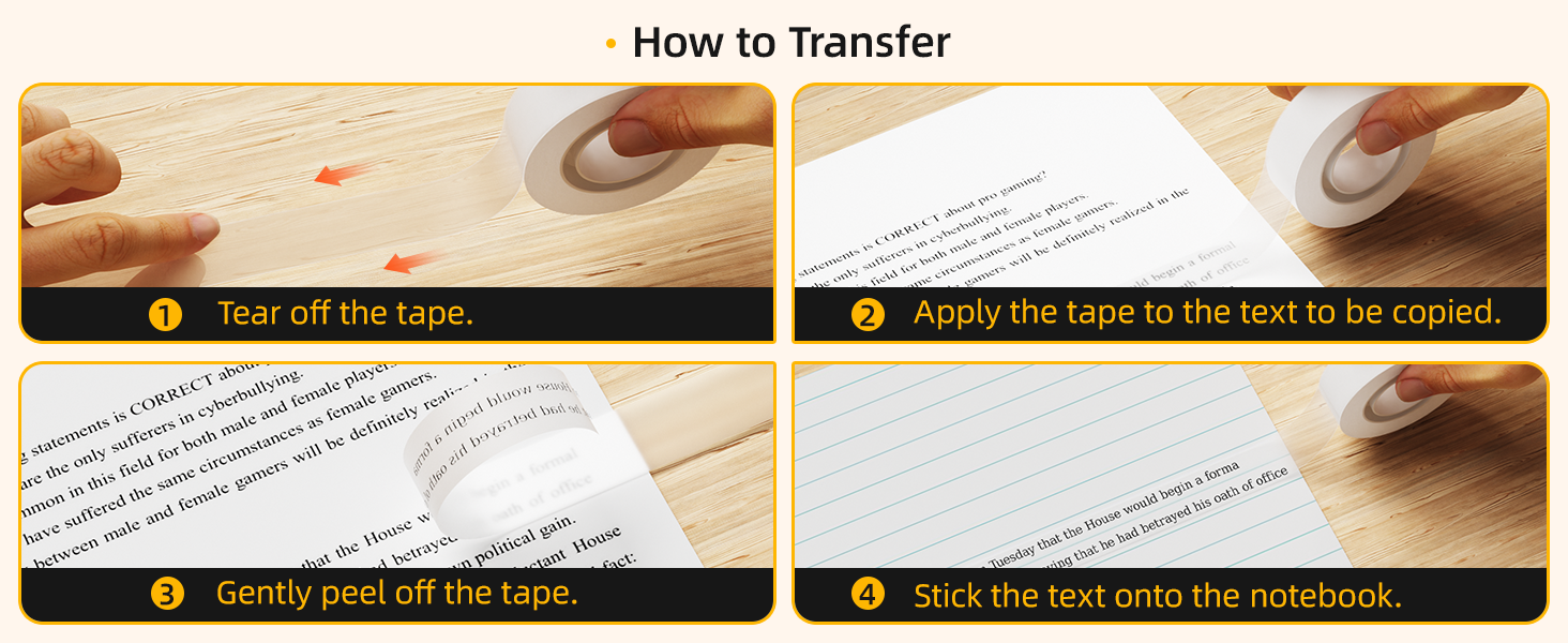 clear tape