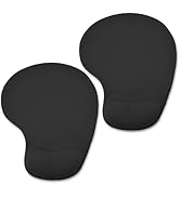 Mouse Pad with Wrist Support, 2-Pack Ergonomic Mousepad with Wrist Rest, Gaming Mouse Pad with No...