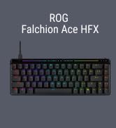 ASUS ROG Falchion Ace HFX Hall Effect Gaming Keyboard – 65% TKL, Dual USB-C, Magnetic Switches, R...