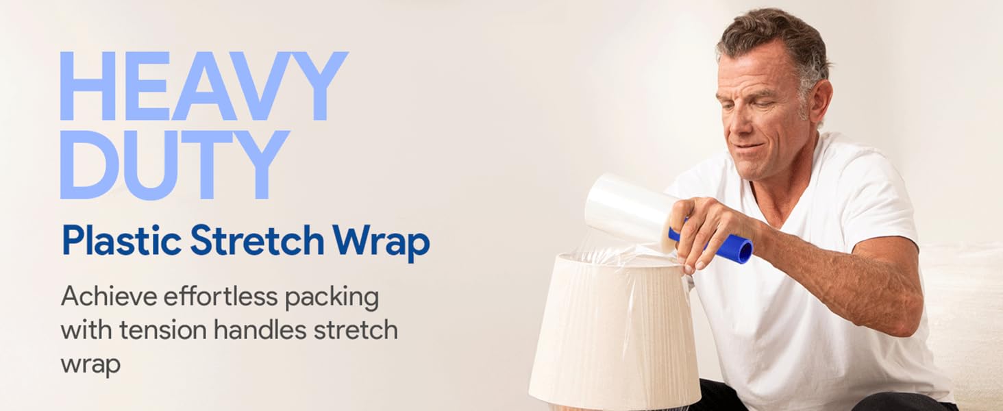 Moving boxes plastic film stretch wrap 1500 80 gauge 20 micron bubble wrap tape