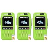 TIDRADIO TD-G100 Global Rapid Walkie Talkies with SIM Cards, 4G POC Unlimited Range 6000 Miles Tw...