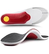 Ailaka High Arch Support Shoe Insoles Inserts for Flat Feet - Orthotic Insoles High Arch for Men ...