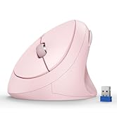 TECKNET Ergonomic Mouse, 4800 DPI Wireless Vertical Mouse, 5 Adjustable DPI Levels, 6 Buttons, 2....