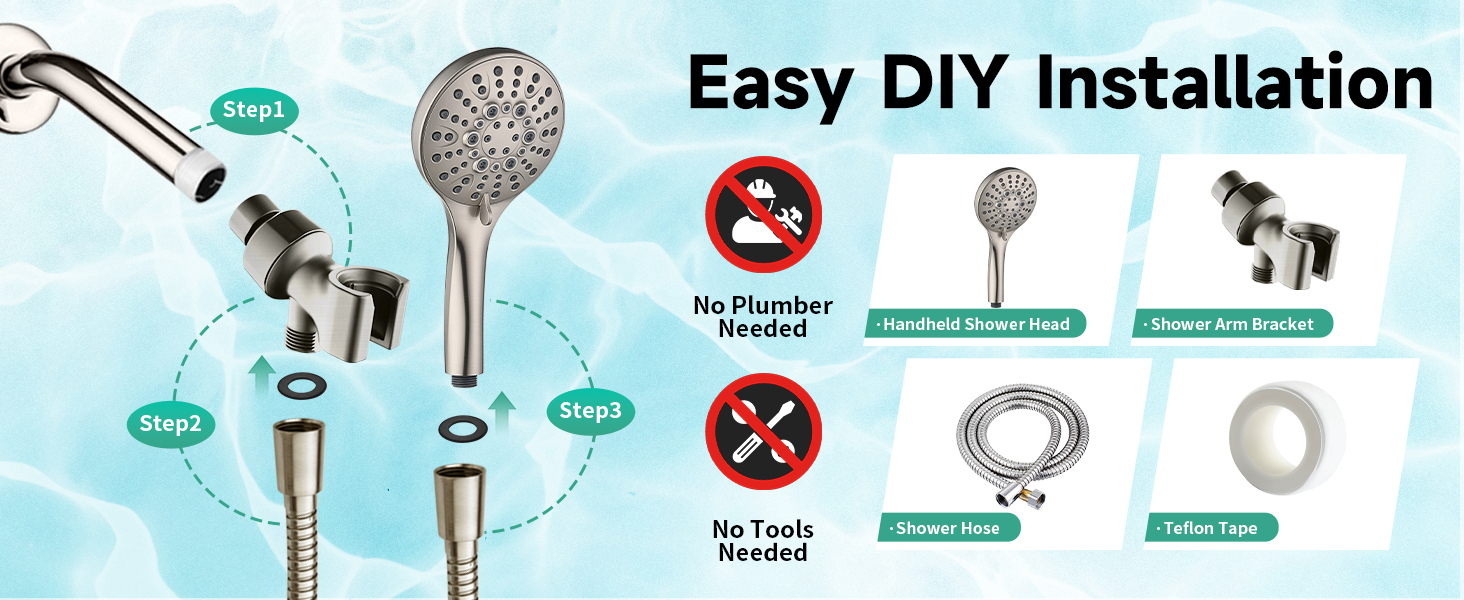 bathroom shower head