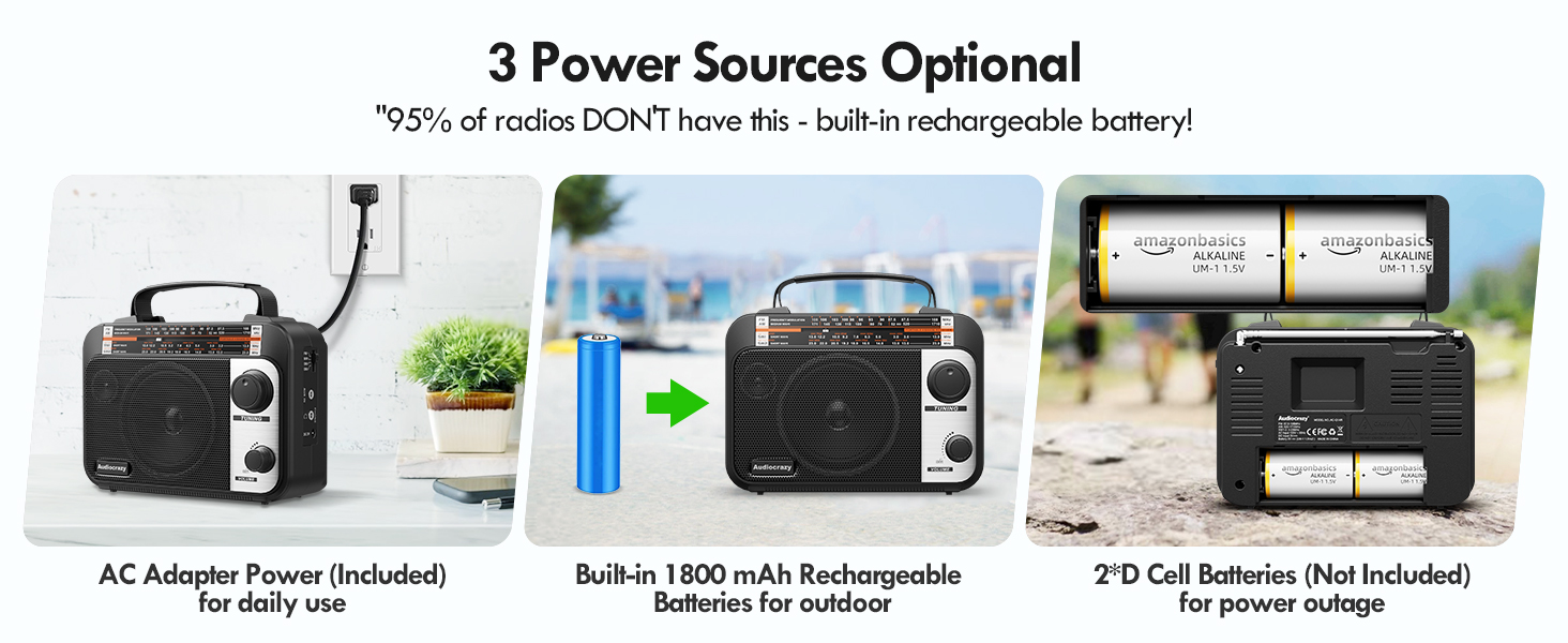 transistor radio battery operated