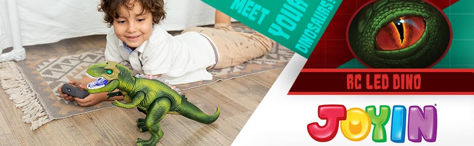 remote control LED dinosuar