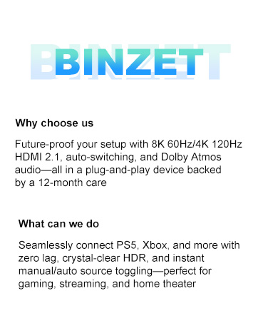 8K@60Hz &amp; 4K@120Hz HDMI Switch