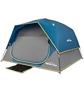 LOYEAHCAMP Tents 4 Person Camping Tent, Easy Setup Waterproof Family Tents for Camping, Portable ...