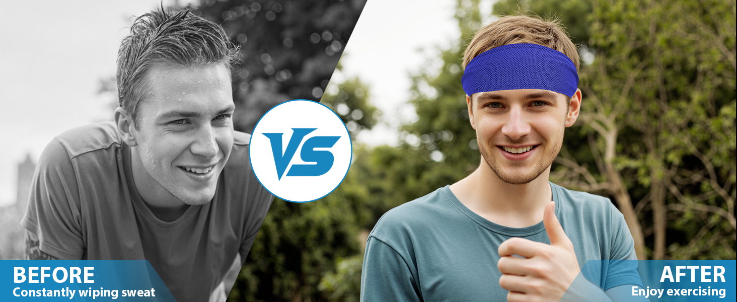 cooling headbands for men sweat bands head band sweatbands mens headband sports