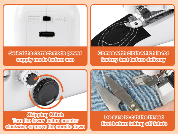 Mini Handheld Sewing Machine