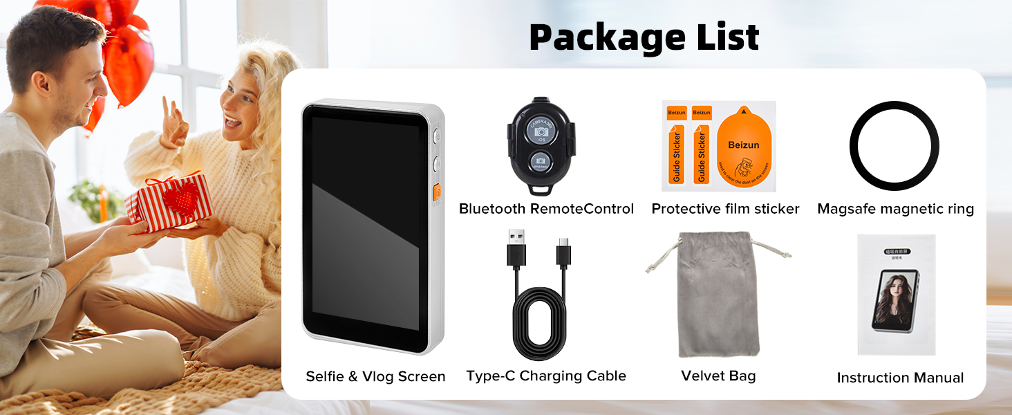 Heliora Magnetic Phone Vlog Selfie Monitor Screen