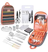 Camping Cooking Utensils Set Camping Essentials Camping Accessories Gear Must Haves Camper Tent f...