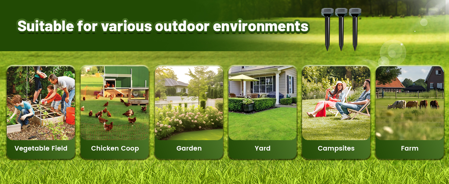 Suitable for various outdoor environments