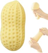 Peanut Squishy - Peanut Stress Ball Fidget Toy for Adults, Soft Crunchy Squeeze Toy, Rising Senso...
