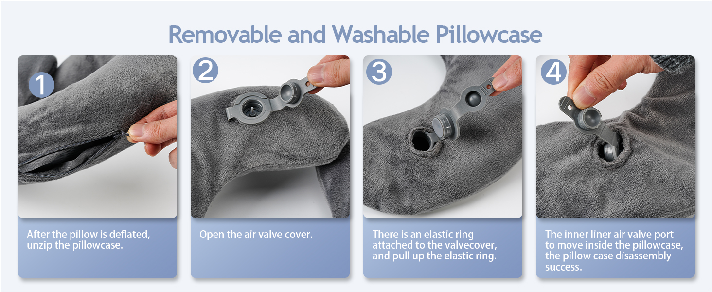 inflatable neck pillow airplane