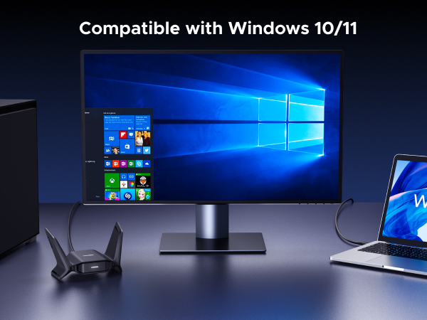 wifi adapter computer network adapter high gain dual antennas wifi to ethernet 5GHz 2.4GHz 6GHz