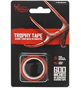 WILDGAME Innovations Trophy Tape, 3 Roll Pack | Easy-to-Remove Accurate Bright Orange 600in Adhes...