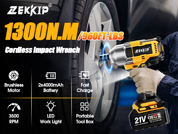 Impact wrench parameters
