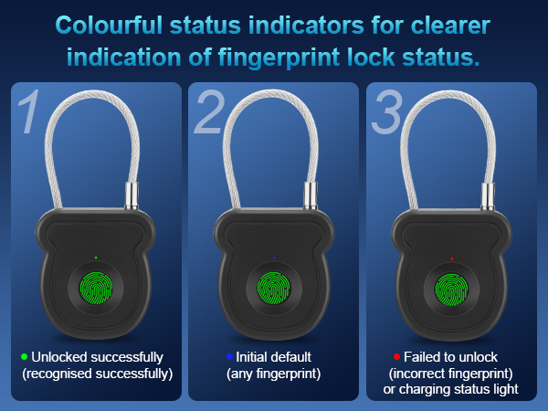 Fingerprint Padlock Lock