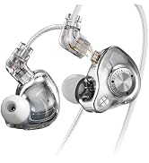 Jacuate Wired IEM Earbuds,S28 Gaming Headphones with 10mm Dynamic Driver for Deep Bass &amp; Crystal ...