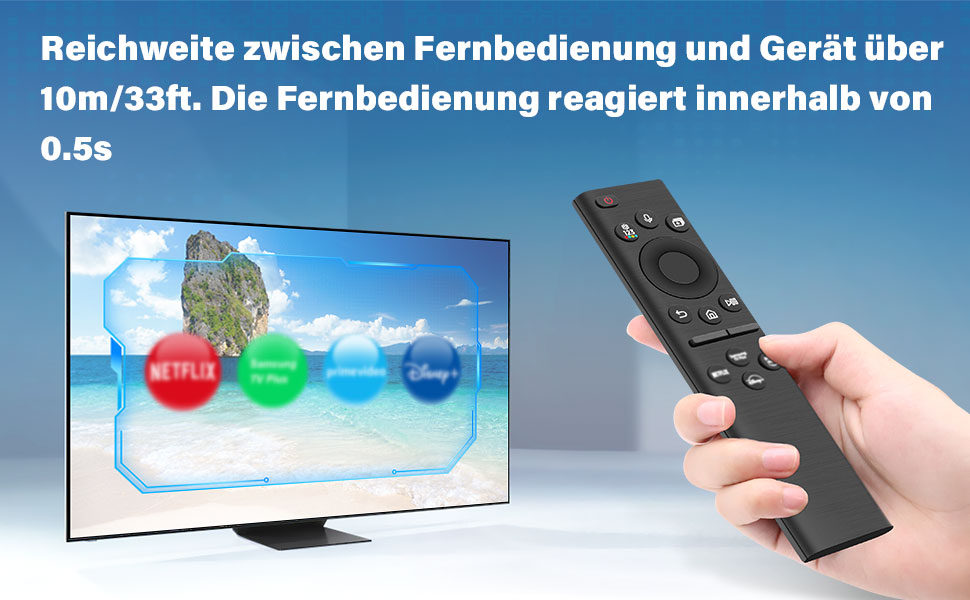  BN59-01385A Solar Power Voice Remote Replacement for Samsung Smart TV