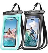 Rynapac Waterproof Phone Pouch - 2 Pack, IPX8 Waterproof Phone Case with Lanyard for iPhone 17 16...