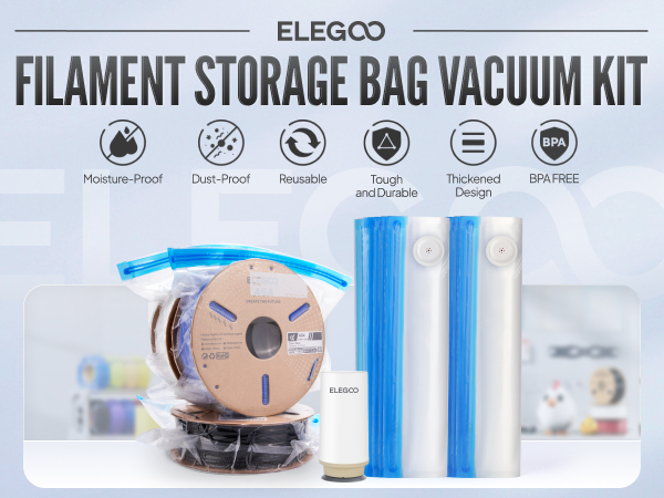 ELEGOO FILAMENT STORAGE BAG VACUUM KIT