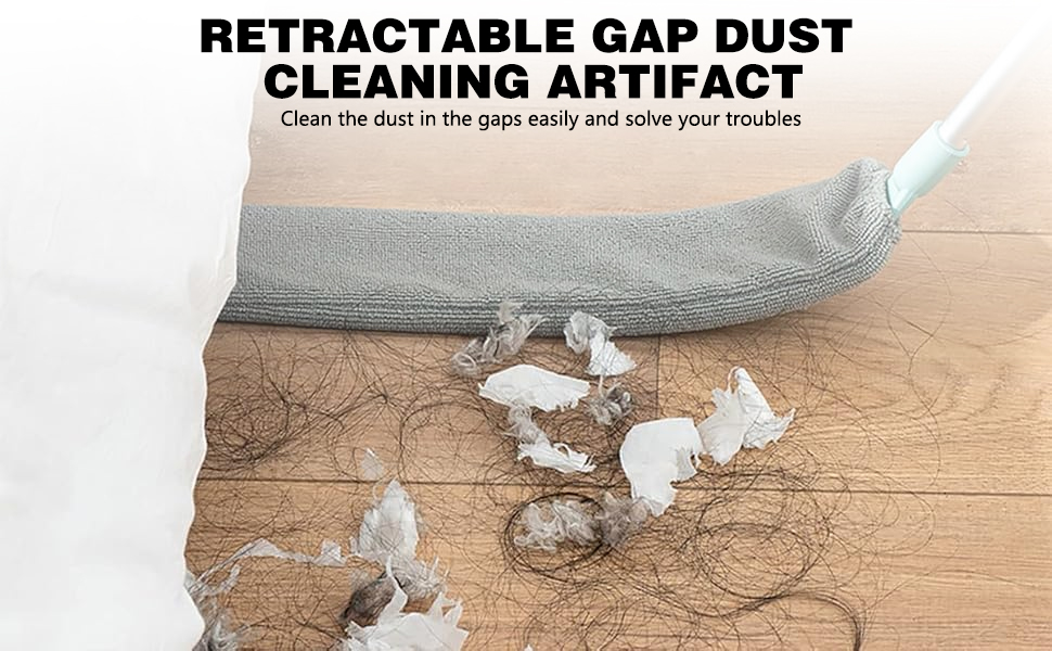 Retractable Gap Dust Cleaning Artifact