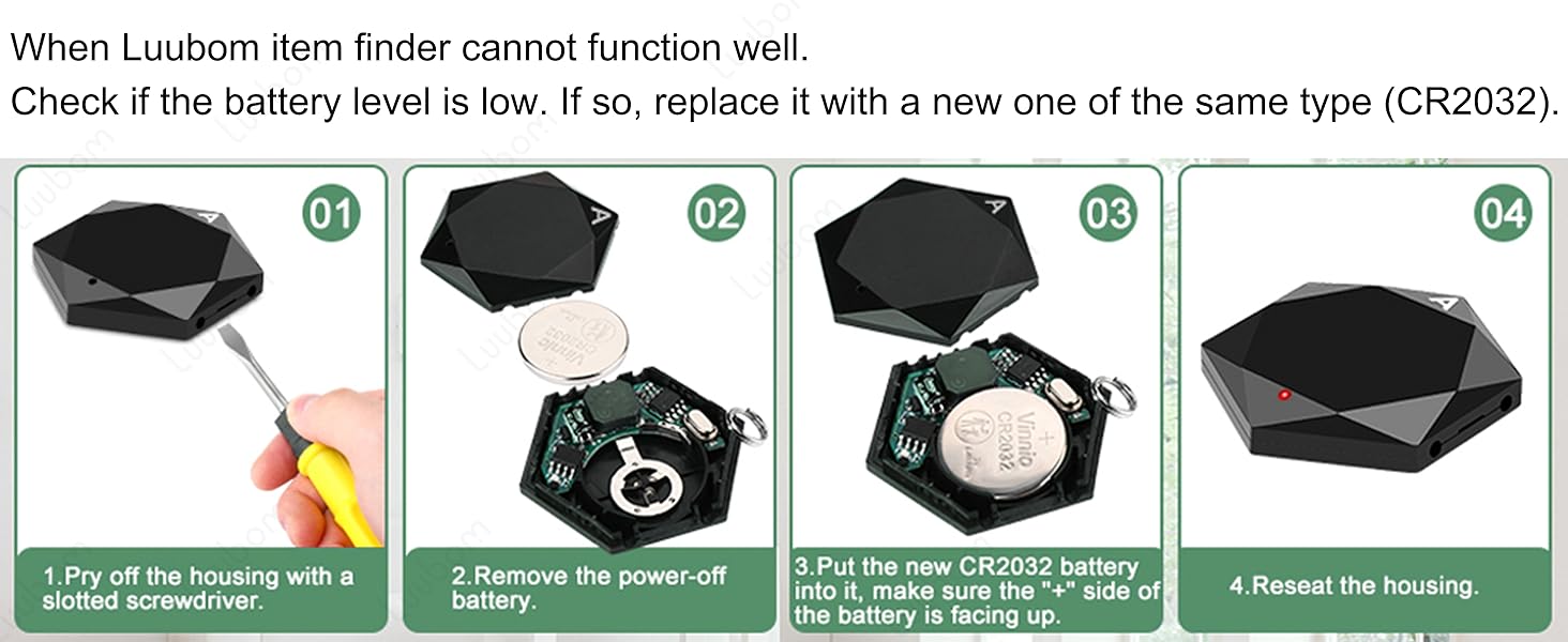 Luubom Remote Finder 80DB+ Tracking Devices