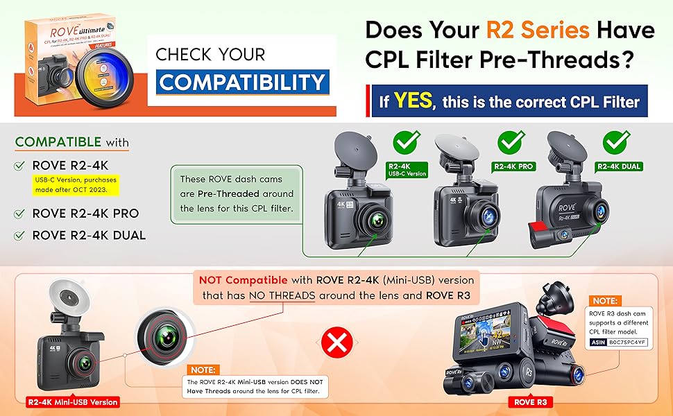 cpl filter for r2, r2 pro and r2 dual