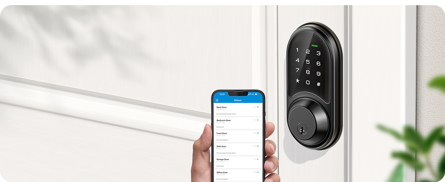 keyless entry door lock