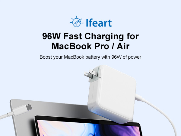 96W Fast Charging for MacBook Pro &amp;amp; Air